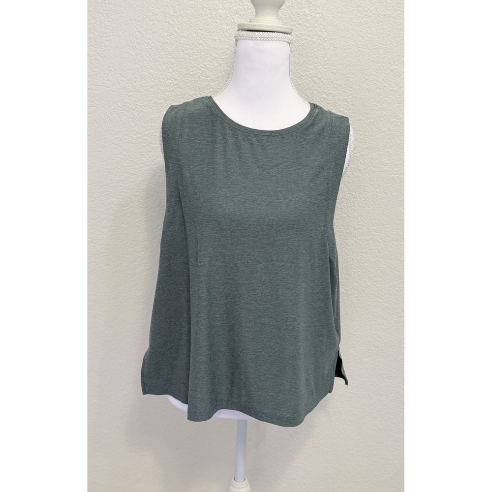 Old Navy Active Cloud 94 Soft Muscle Tank Green Go-Dry Size Large